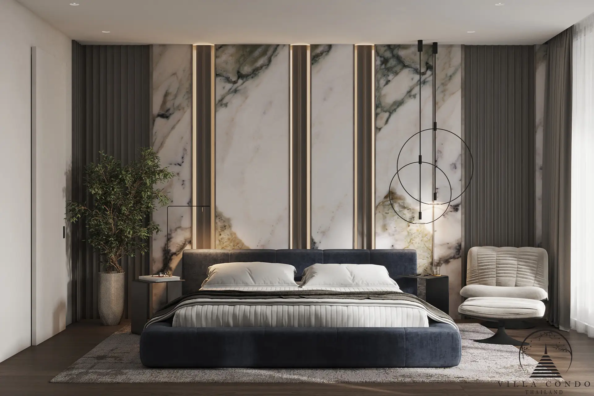 Tranquil Bedroom at Andaman Boutique Residences