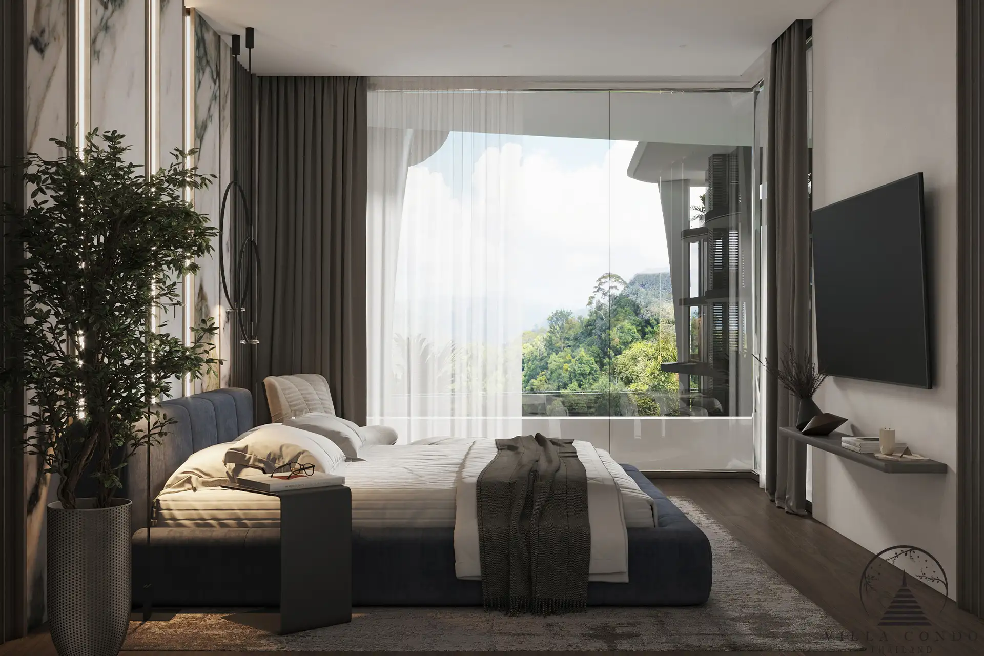 Tranquil Bedroom at Andaman Boutique Residences