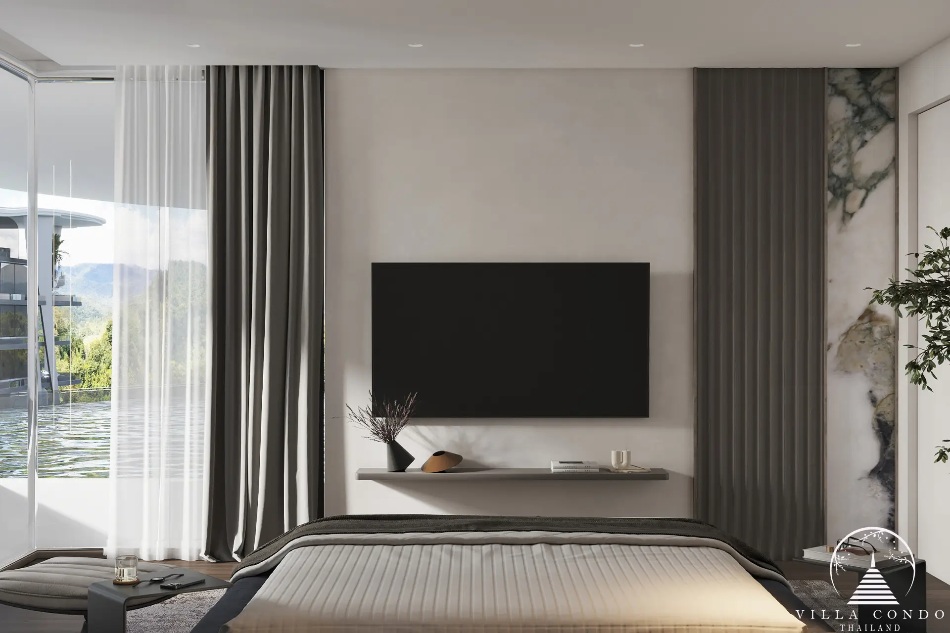 Tranquil Bedroom at Andaman Boutique Residences