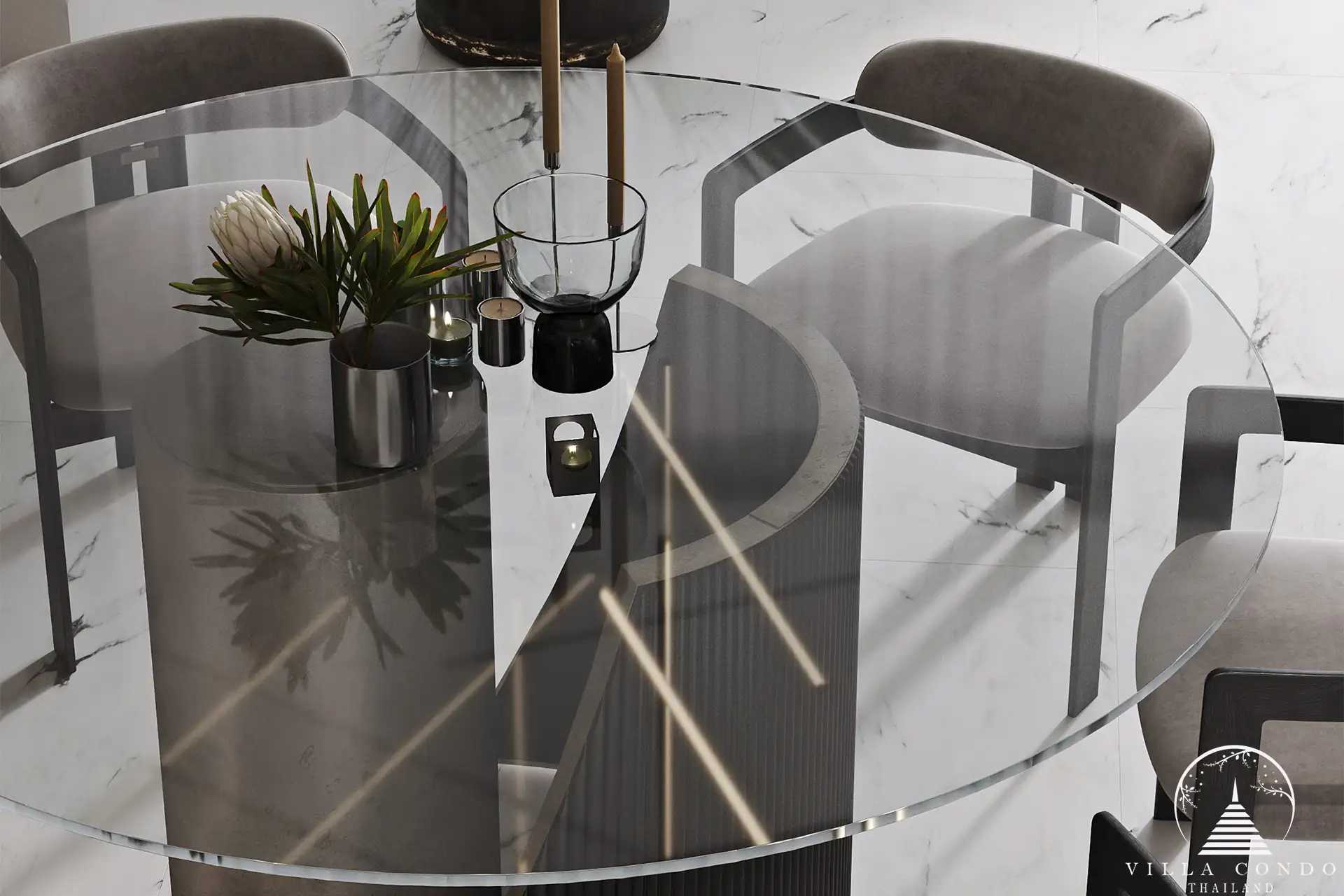 Elegant Dining Area at Andaman Boutique Residences