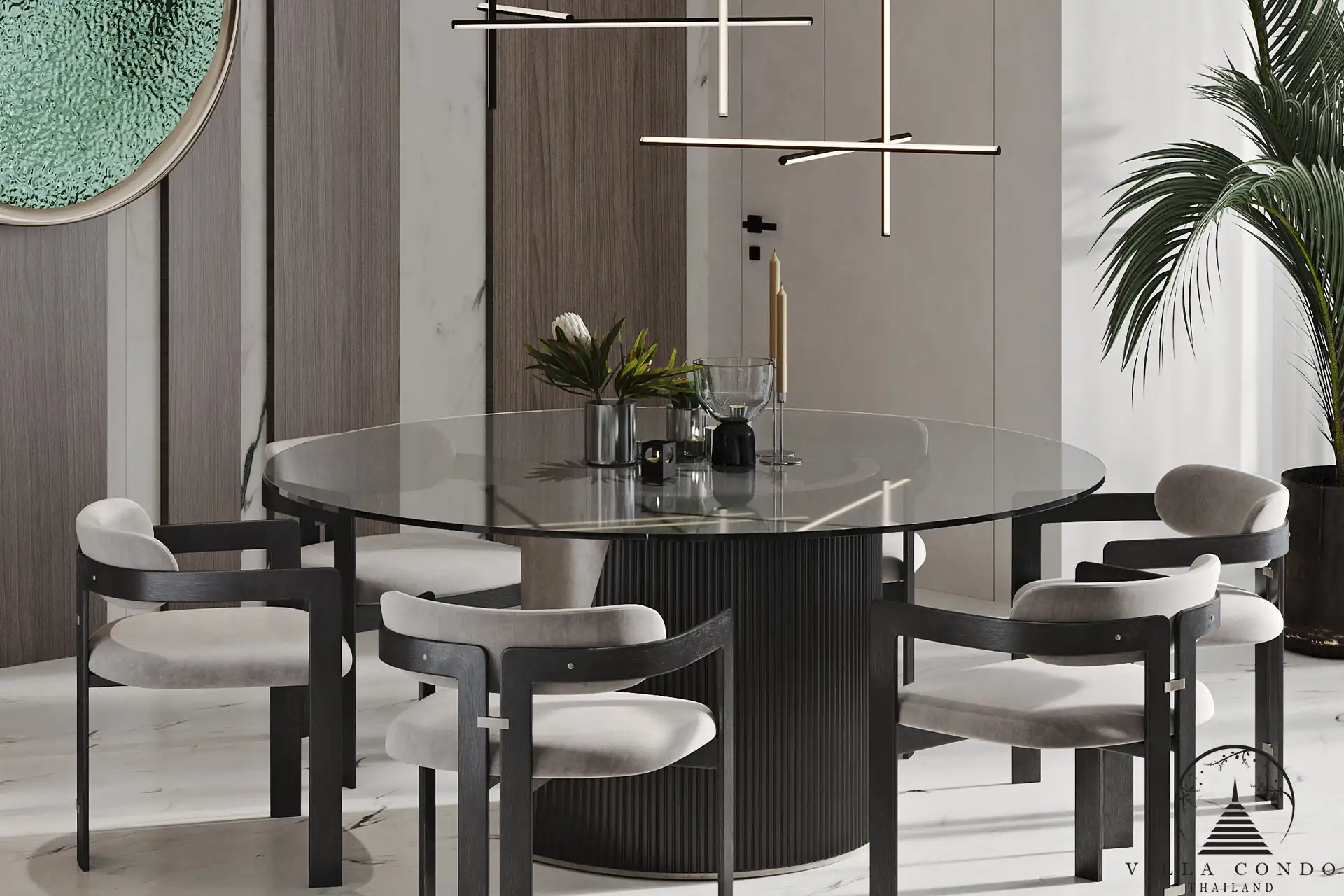 Elegant Dining Area at Andaman Boutique Residences