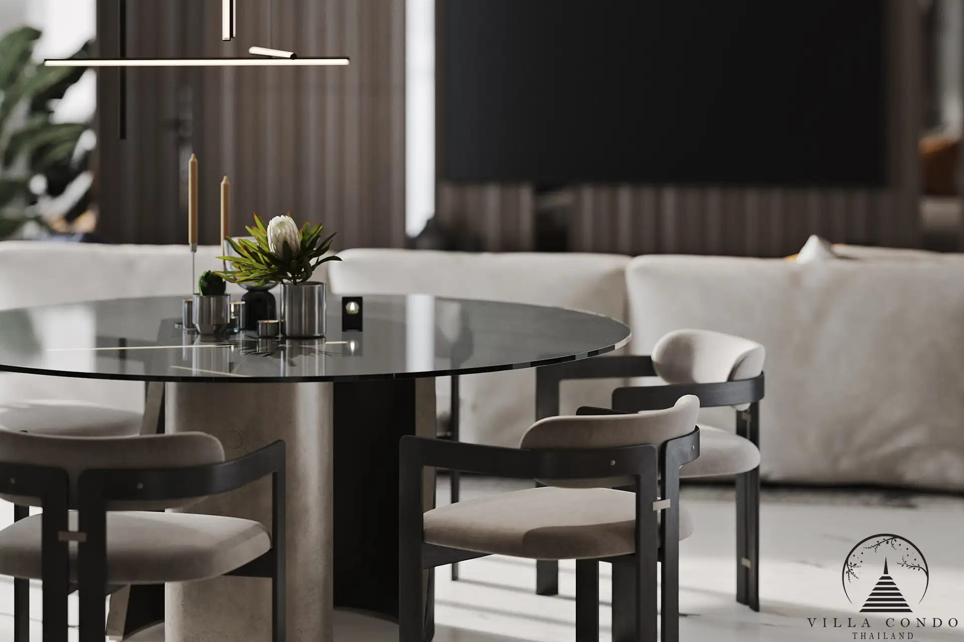 Elegant Dining Area at Andaman Boutique Residences