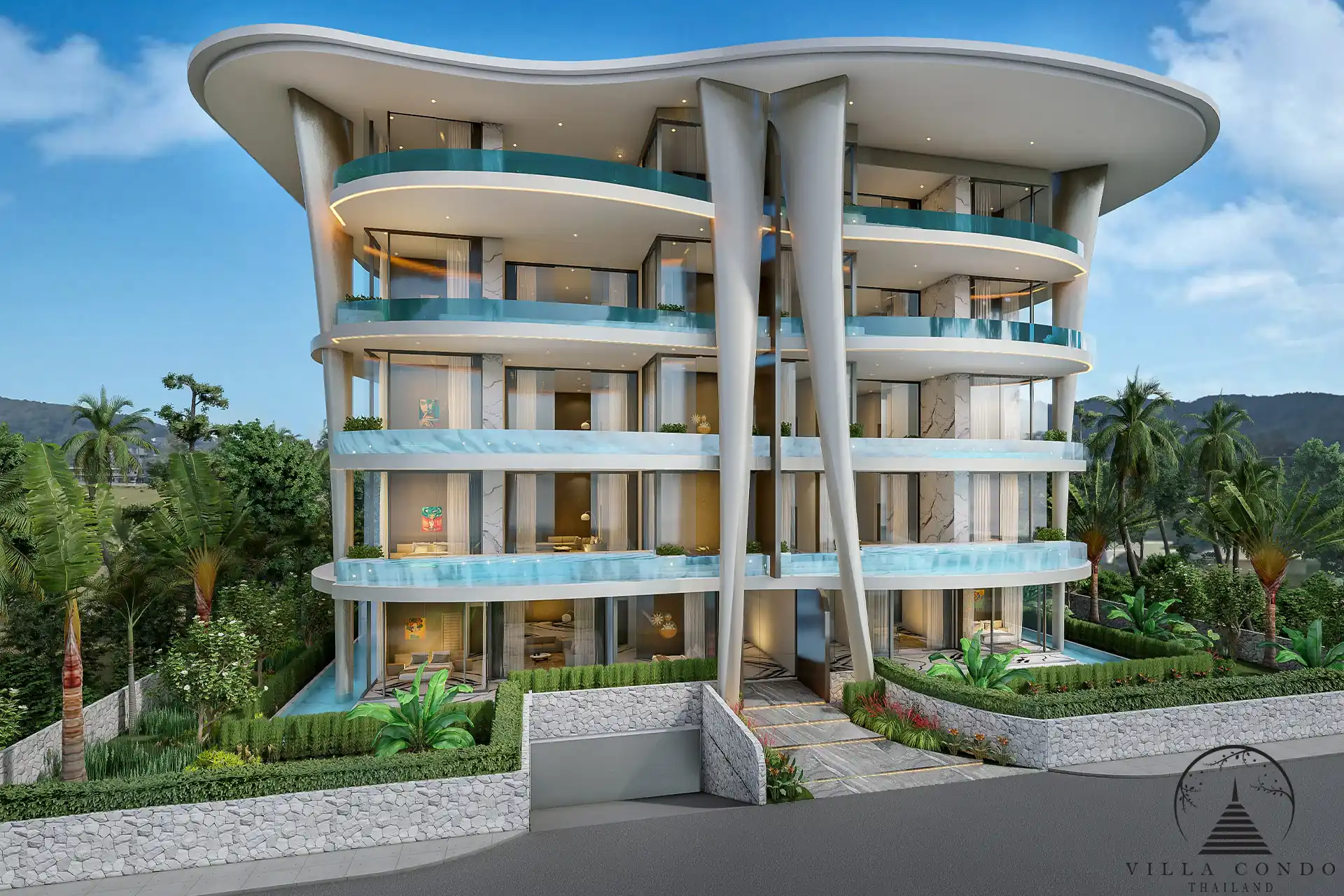 Scenic Exterior View of Andaman Boutique Residences