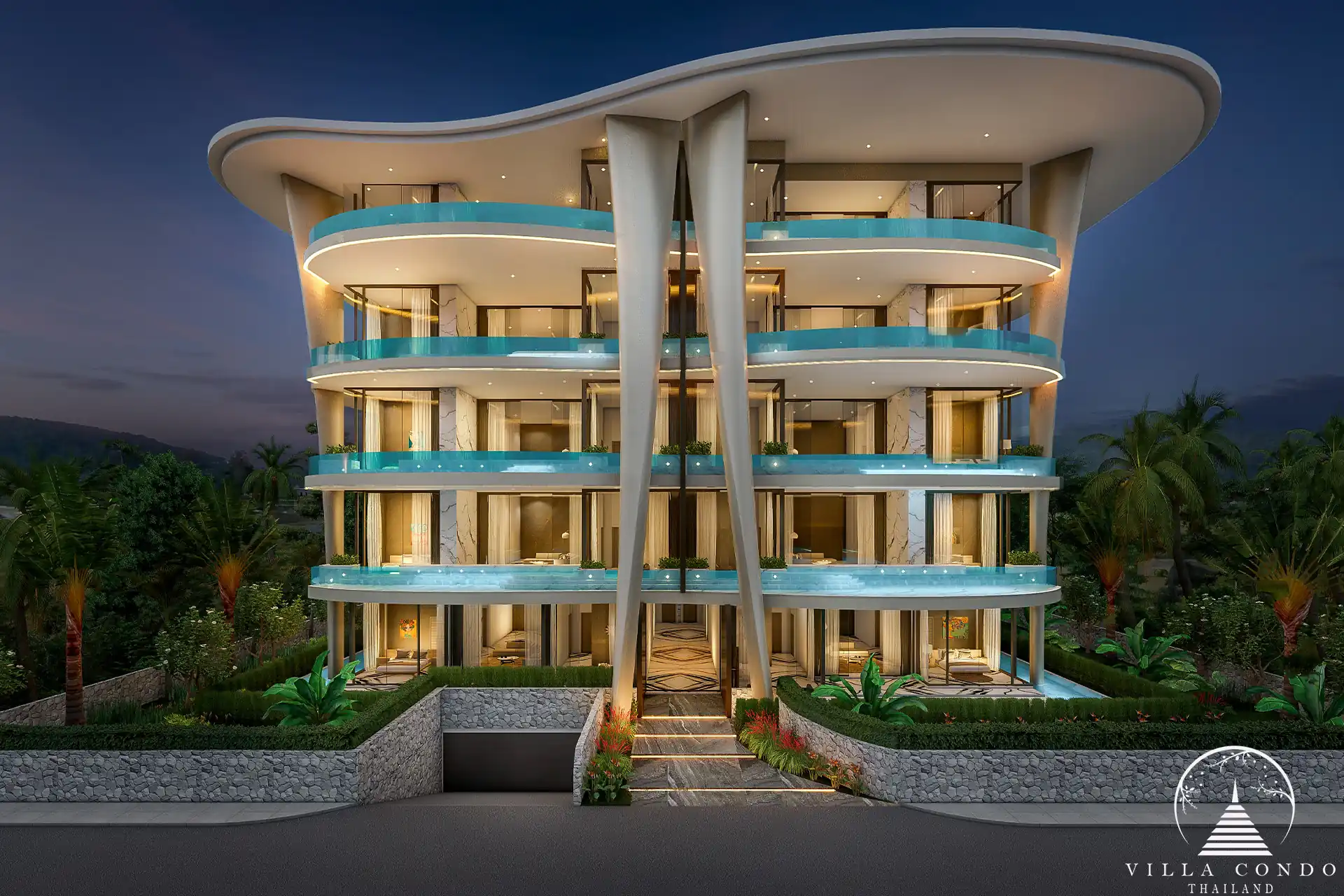 Scenic Exterior View of Andaman Boutique Residences