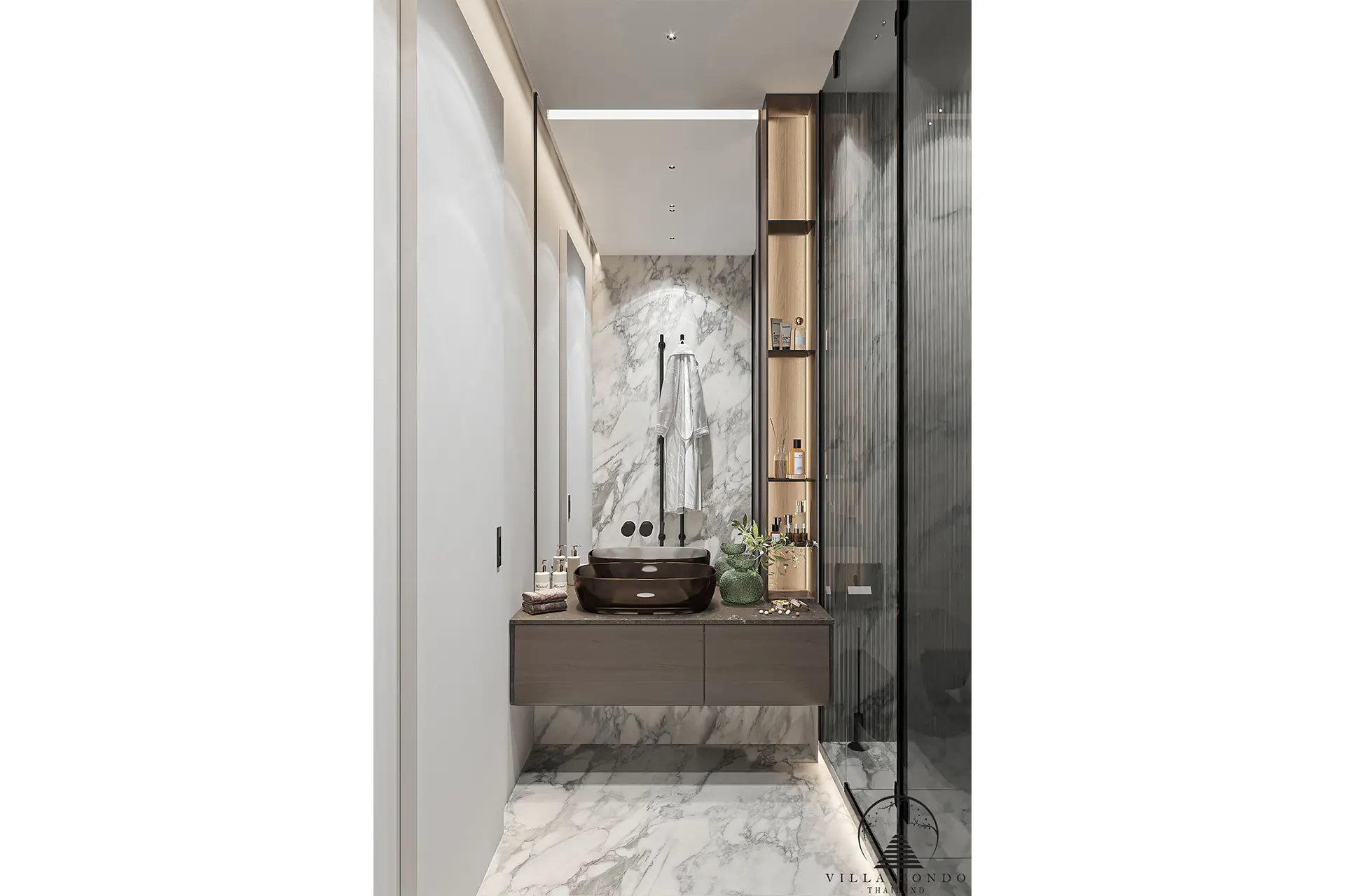 Luxurious Bathroom at Andaman Boutique Residences