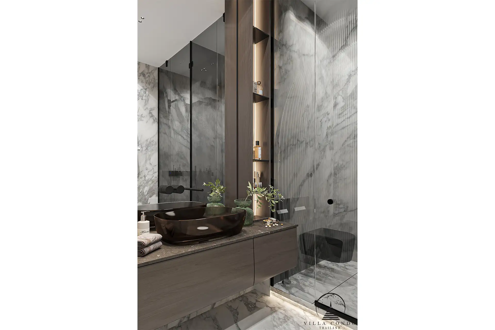 Luxurious Bathroom at Andaman Boutique Residences