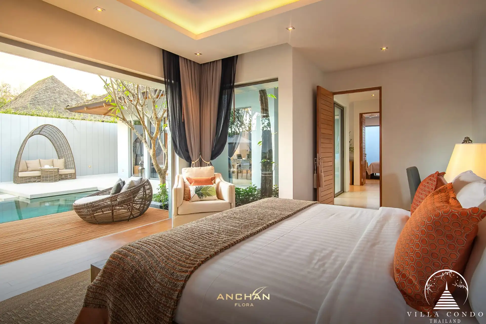 Tranquil Bedroom at Anchan Flora