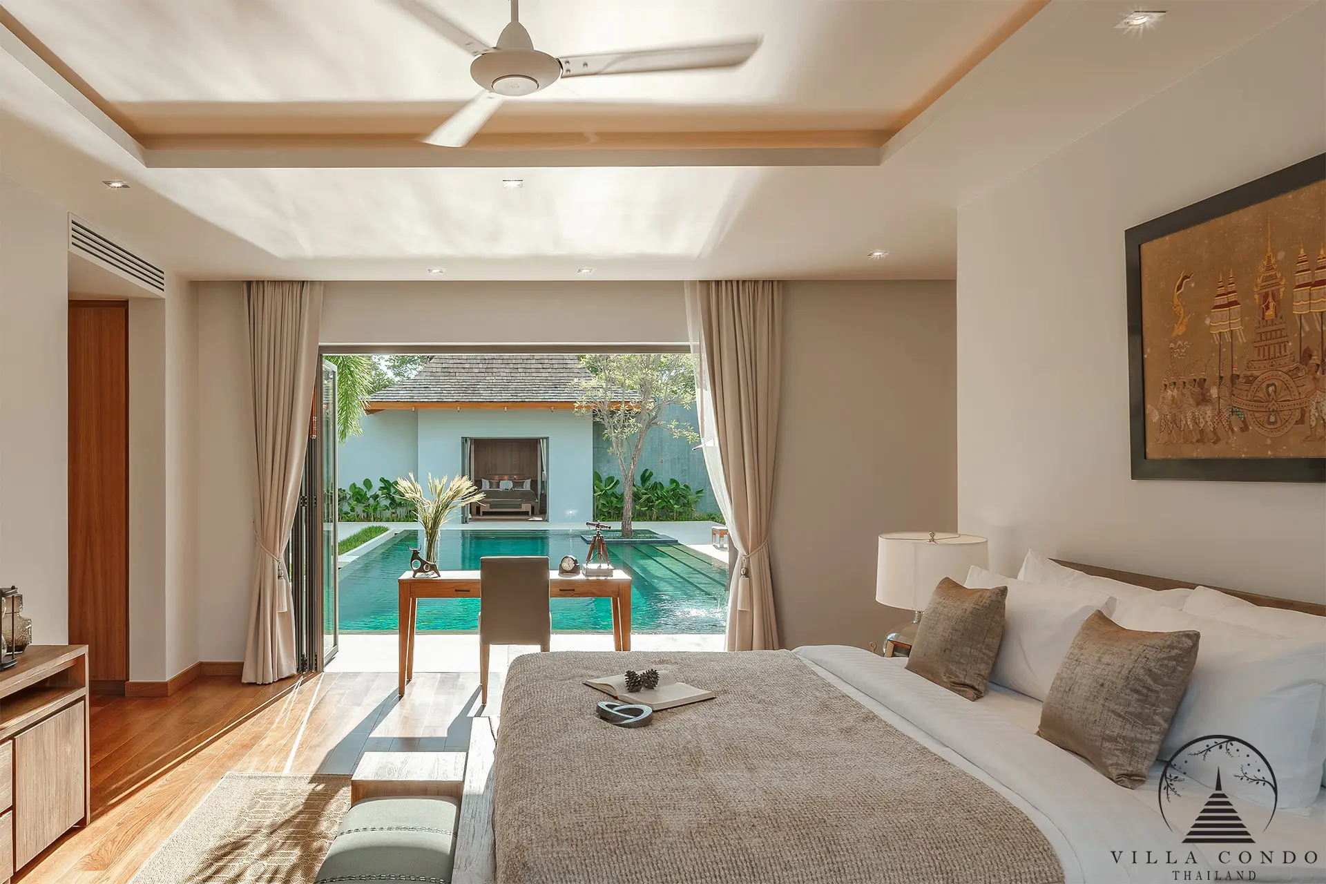 Serenely Designed Bedroom at Anchan Mountain Breeze