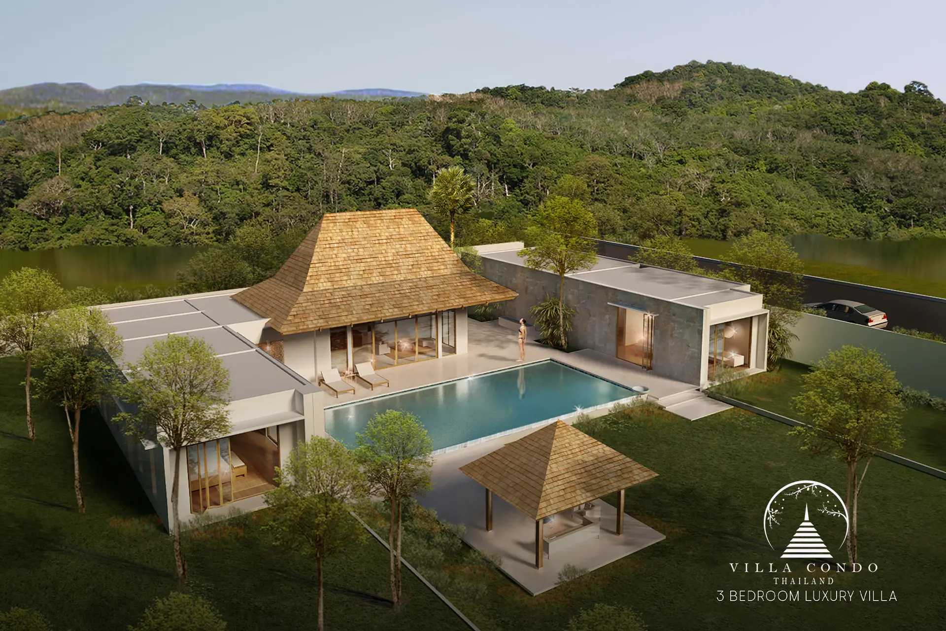 Lush Landscaping at Anchan Mountain Breeze