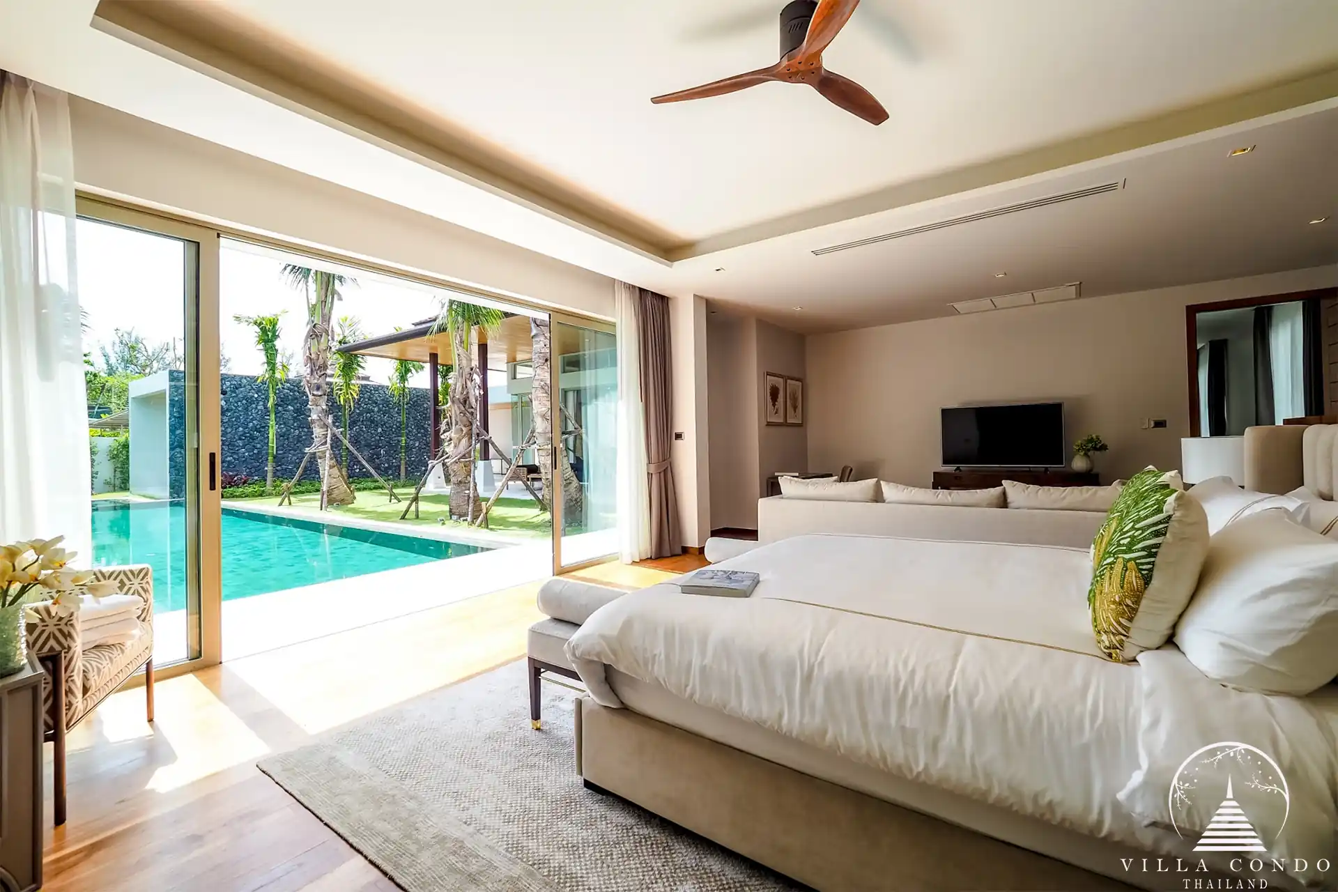 Tranquil Bedroom at Botanica Hillside