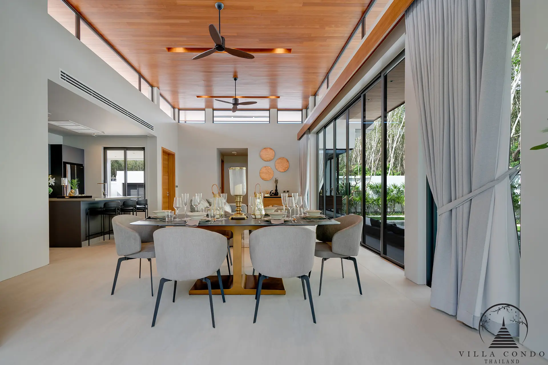 Elegant Dining Area at Botanica Modern Loft II