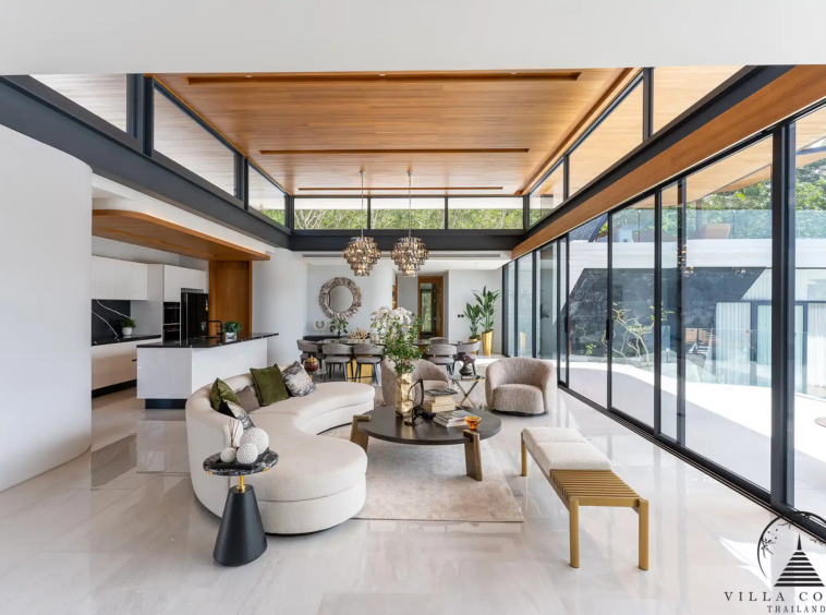 Inviting Living Room at Botanica Ocean Valley
