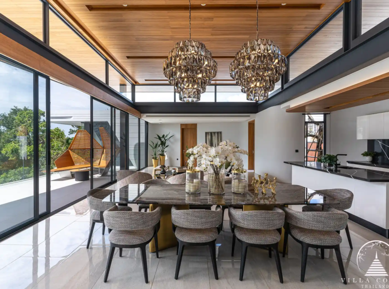 Elegant Dining Area at Botanica Ocean Valley