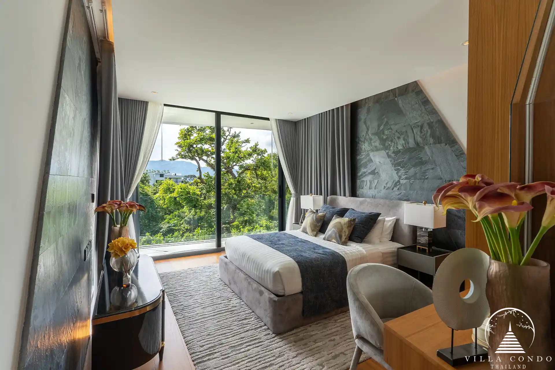 Tranquil Bedroom at Botanica Ocean Valley