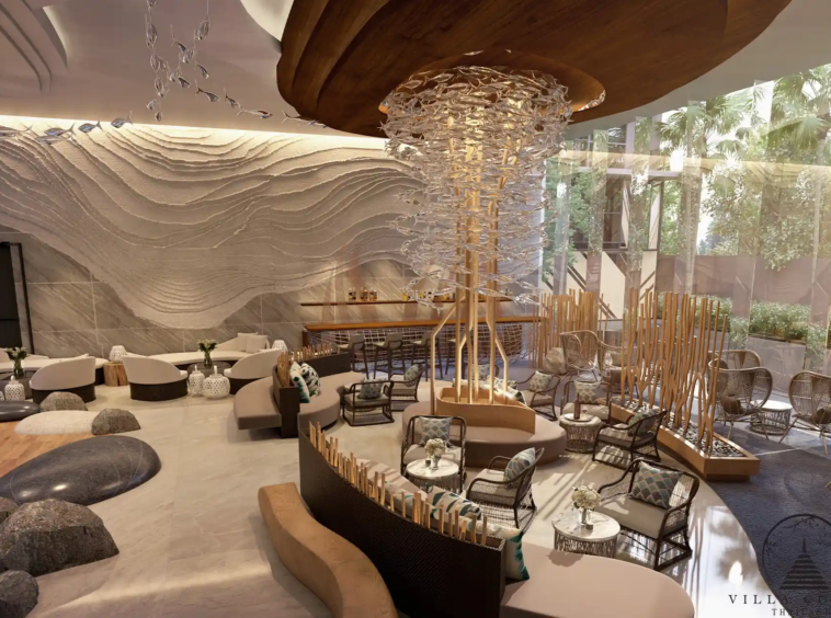 Elegant Lobby at The Marin Kamala