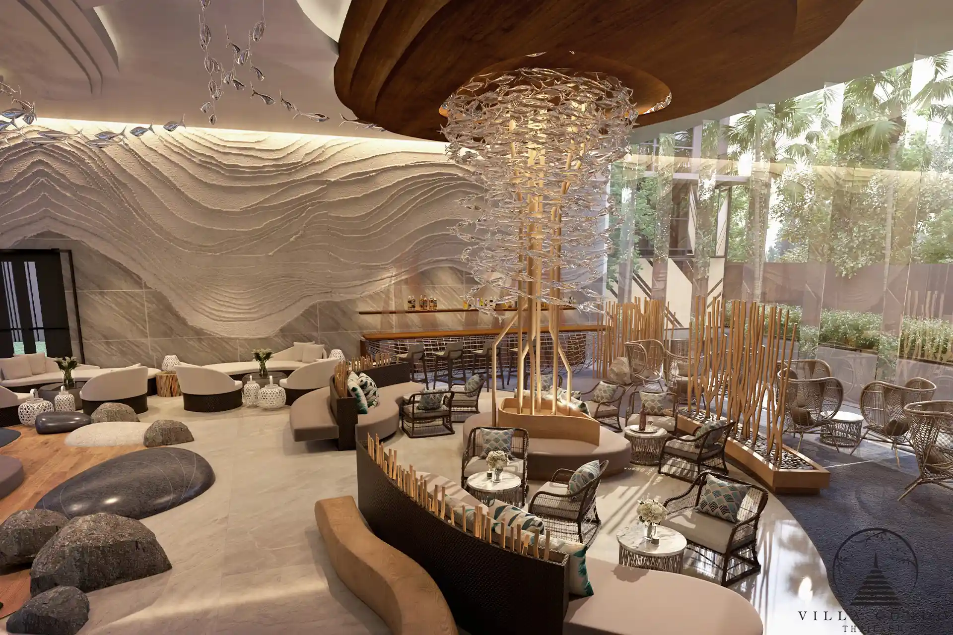 Elegant Lobby at The Marin Kamala