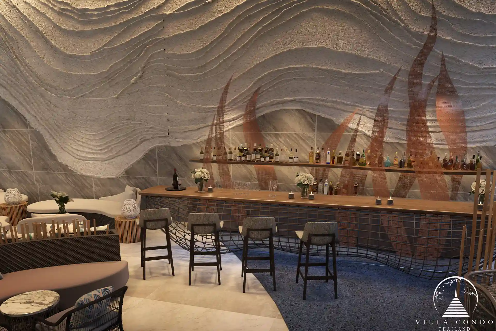 Elegant Ambiance at The Marin Kamala Lobby Bar