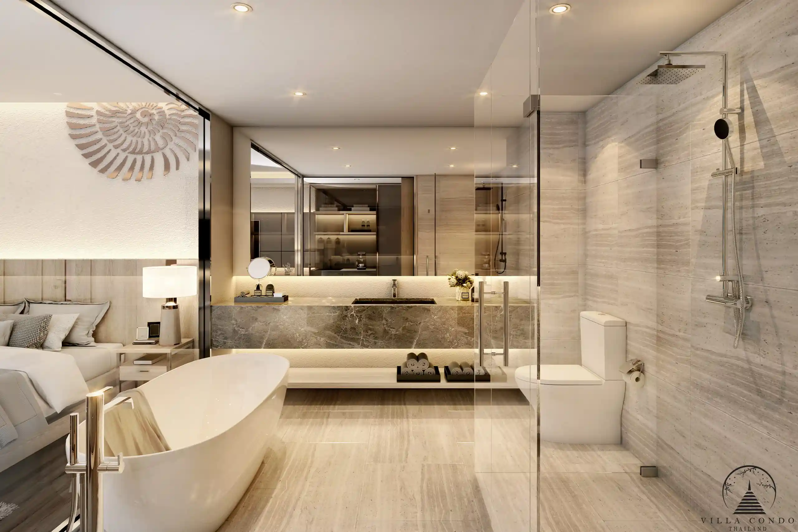 Luxurious Bathroom at The Marin Kamala Type A