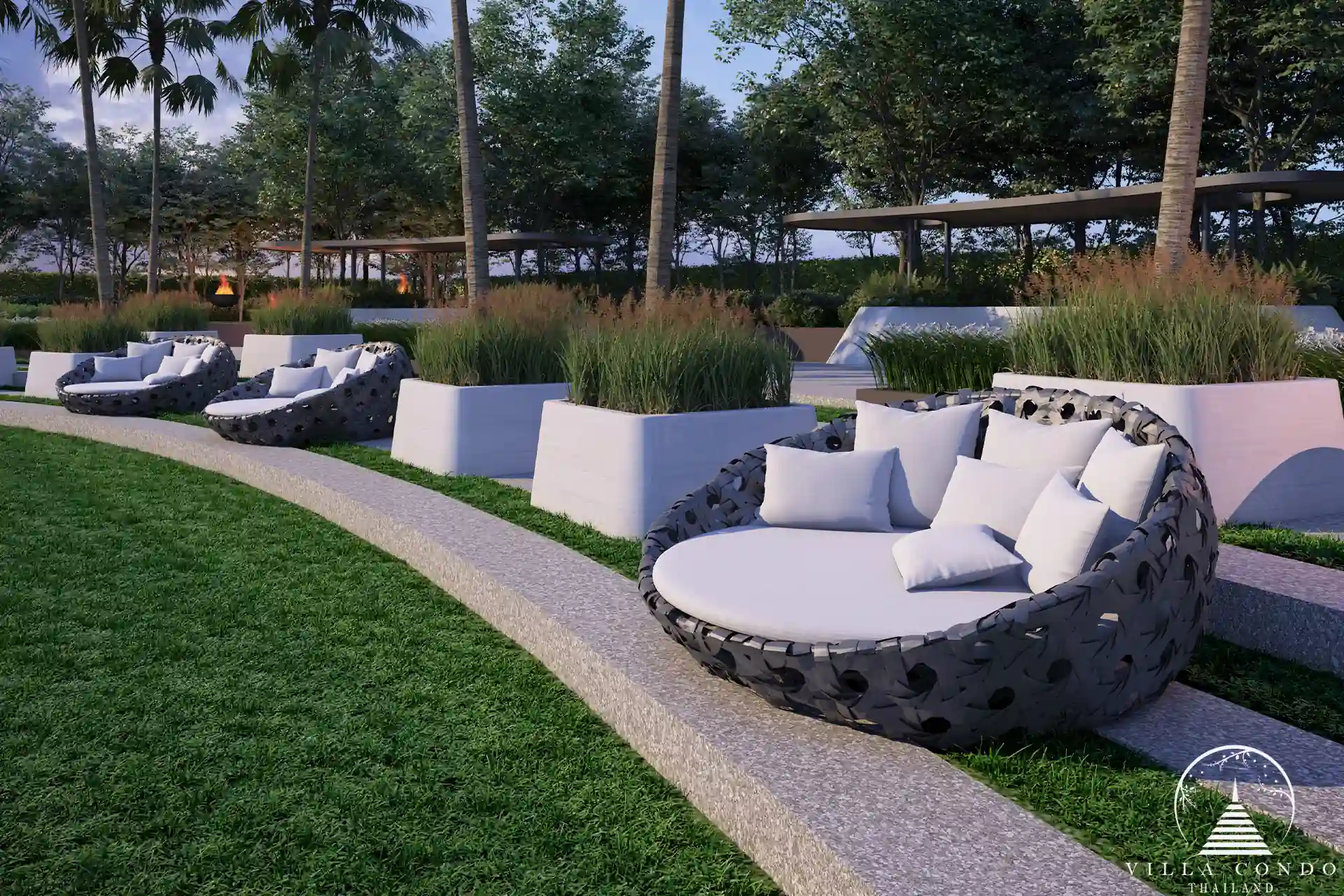 Tranquil Roof Garden at The Marin Kamala