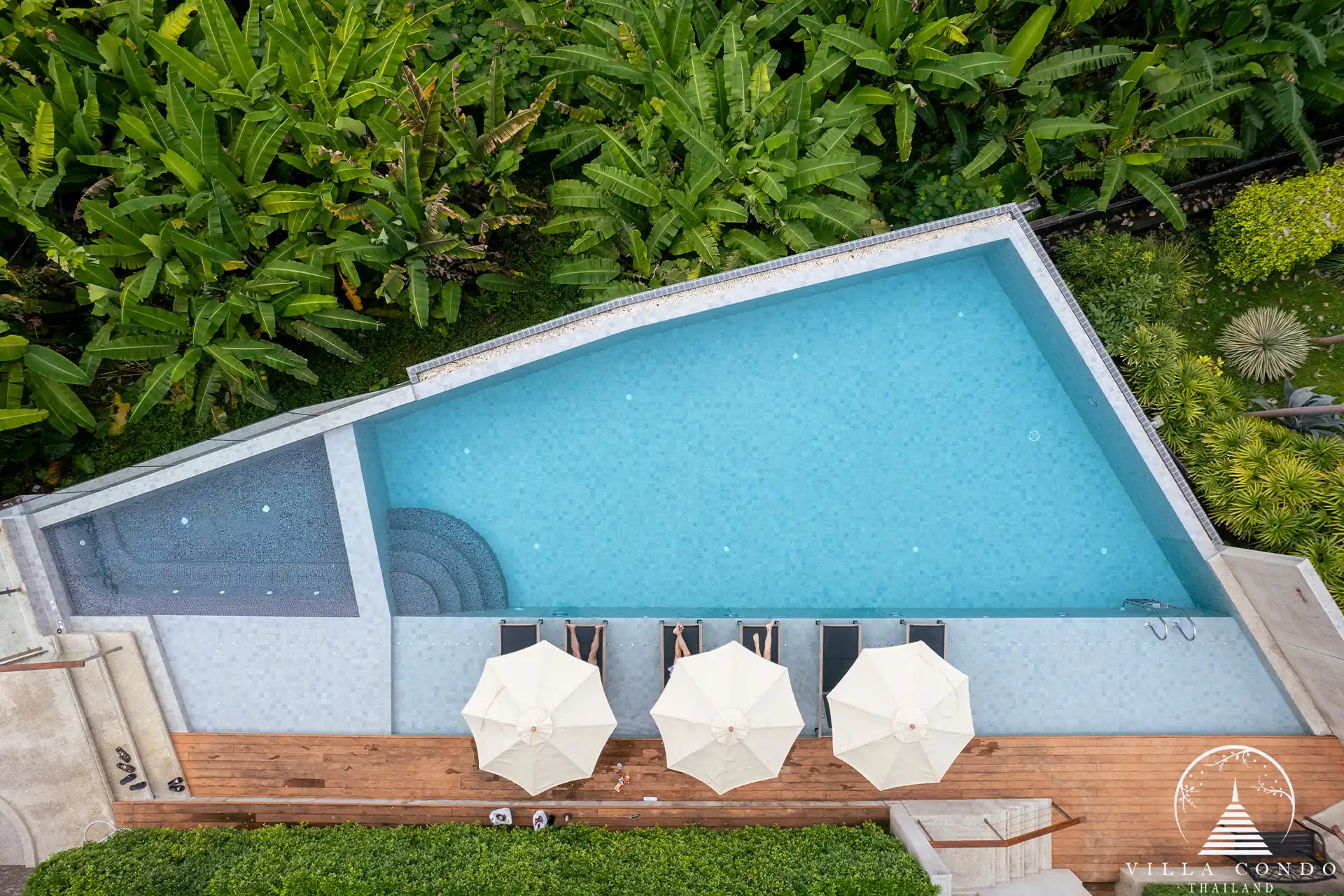 Relaxing Common Pool at Bluepoint Condo