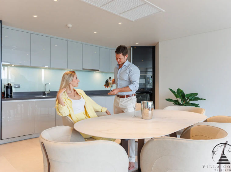 Elegant Dining Area at Bluepoint Condo