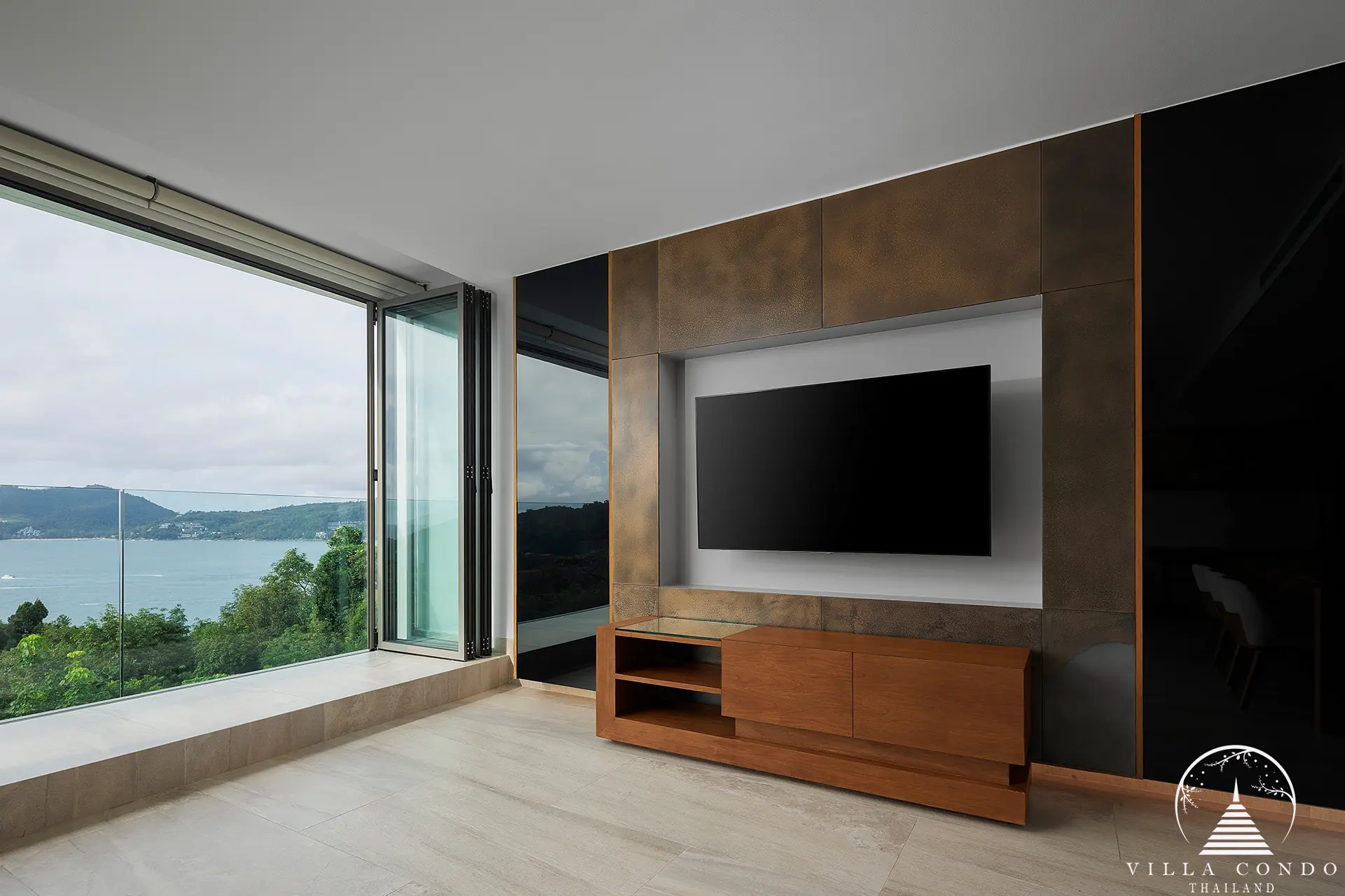 Inviting Living Room at Bluepoint Condo