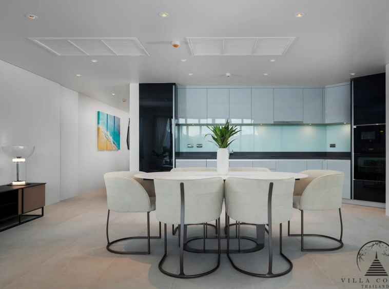 Elegant Dining Area at Bluepoint Condo