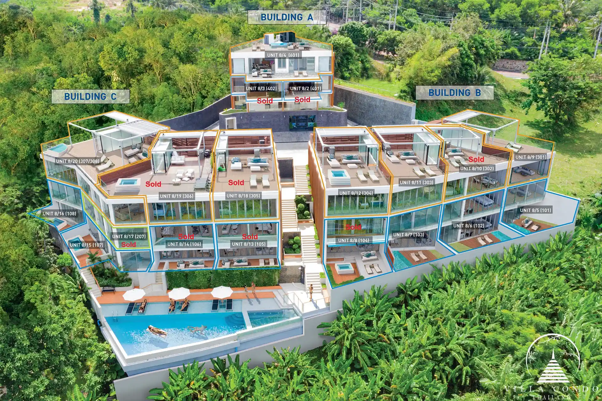 Spacious Project Area of Bluepoint Condo