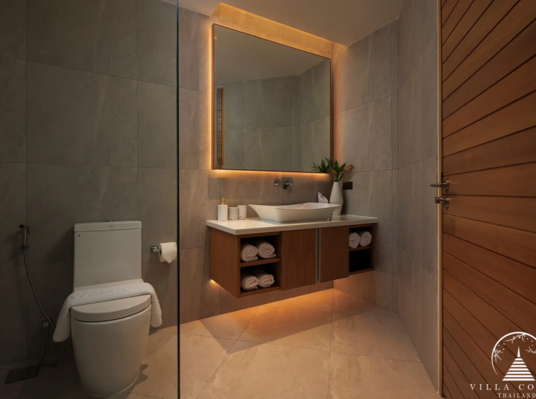 Luxurious Bathroom at Bluepoint Condo