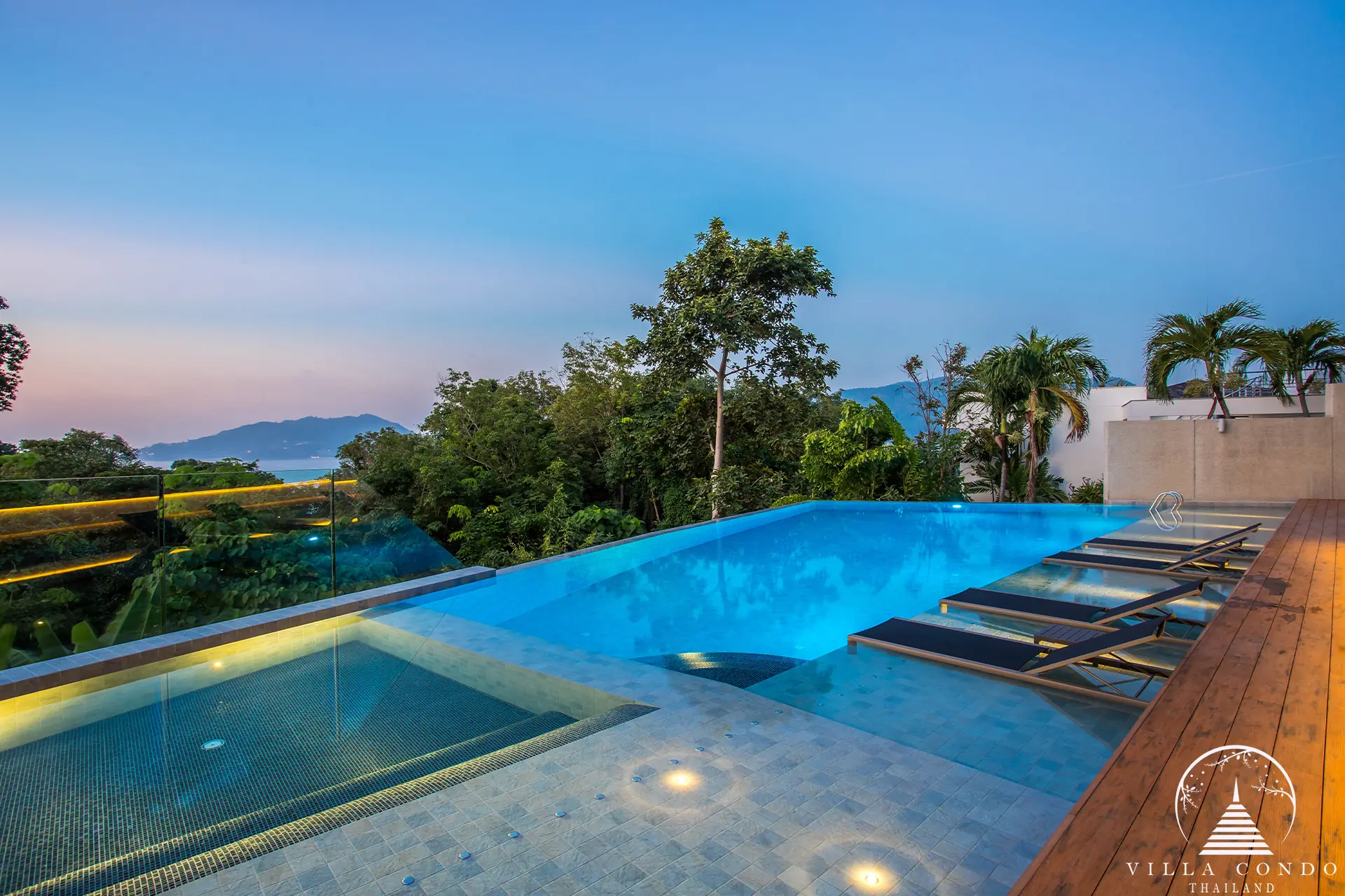 Relaxing Common Pool at Bluepoint Condo