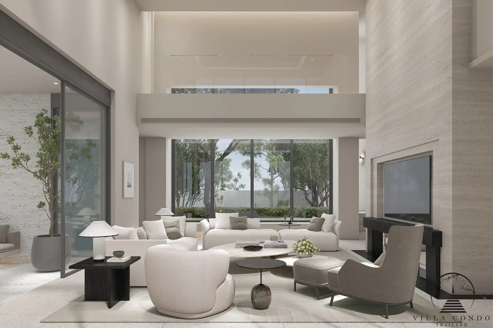 Stylish Living Room at Lavish Estates by Elite Manor