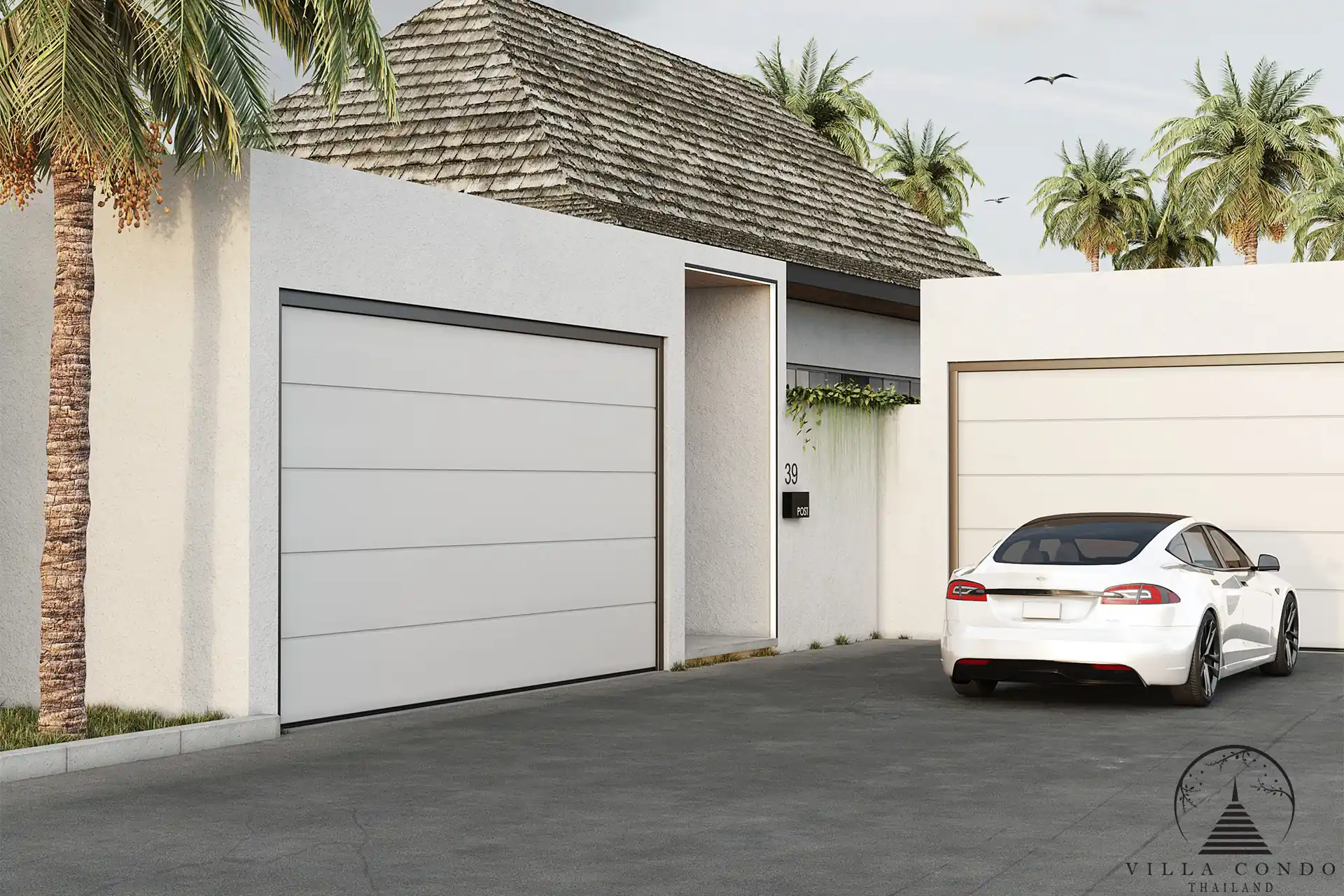 Elegant Entrance Area at Layan Lucky Villas II