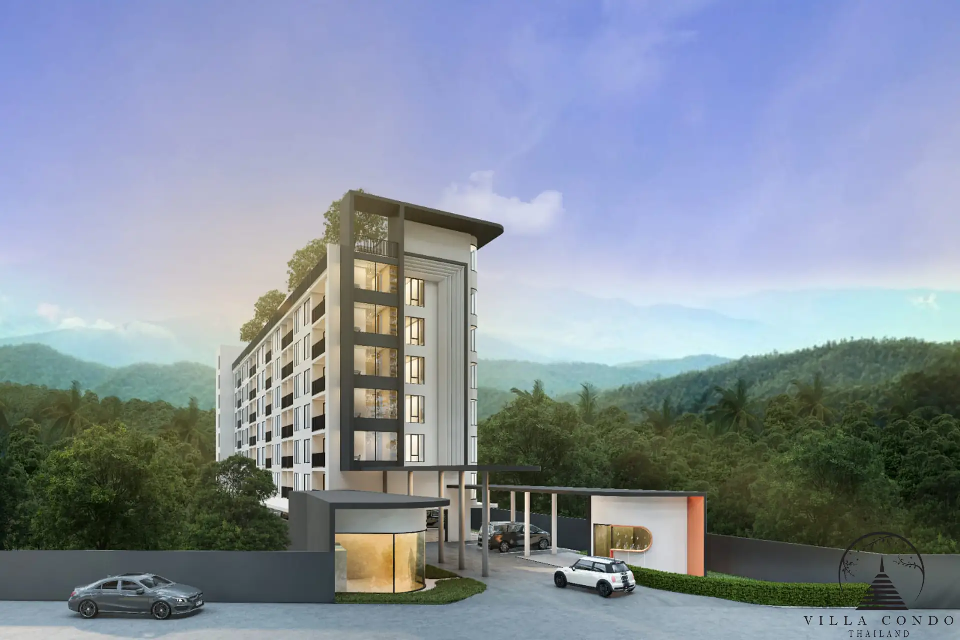 Luxurious Lobby at Fantasea Plus Condo Kamala