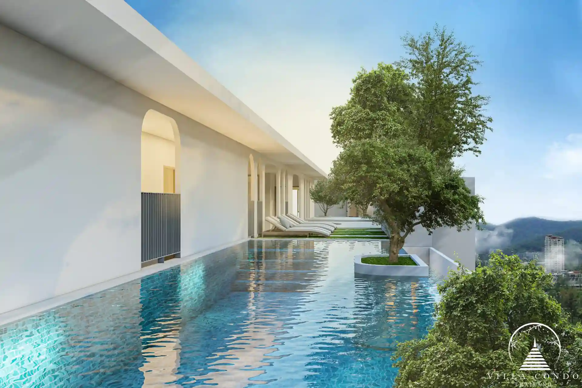 Rooftop Infinity Pool with Panoramic Sea View