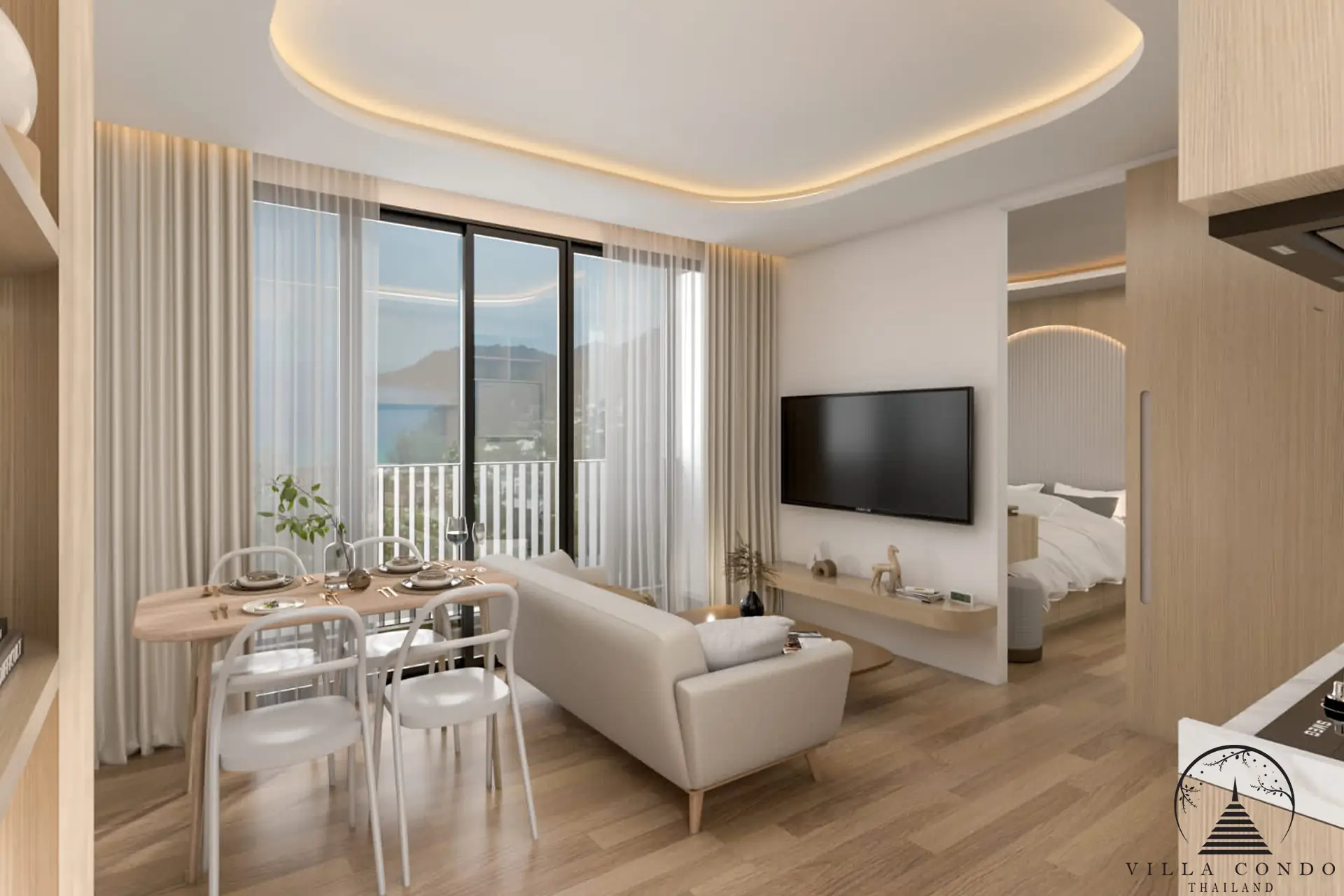 Modern and Sleek Condominium Interiors