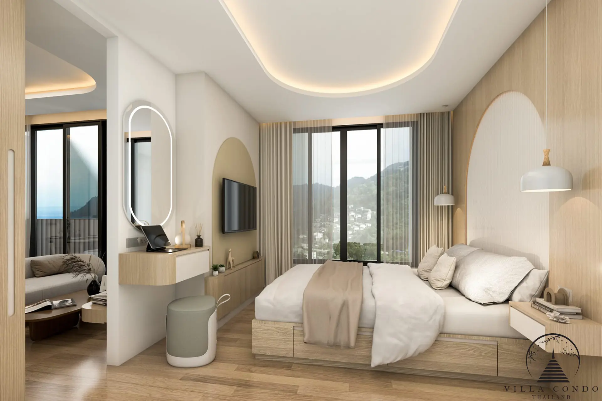Modern and Sleek Condominium Interiors