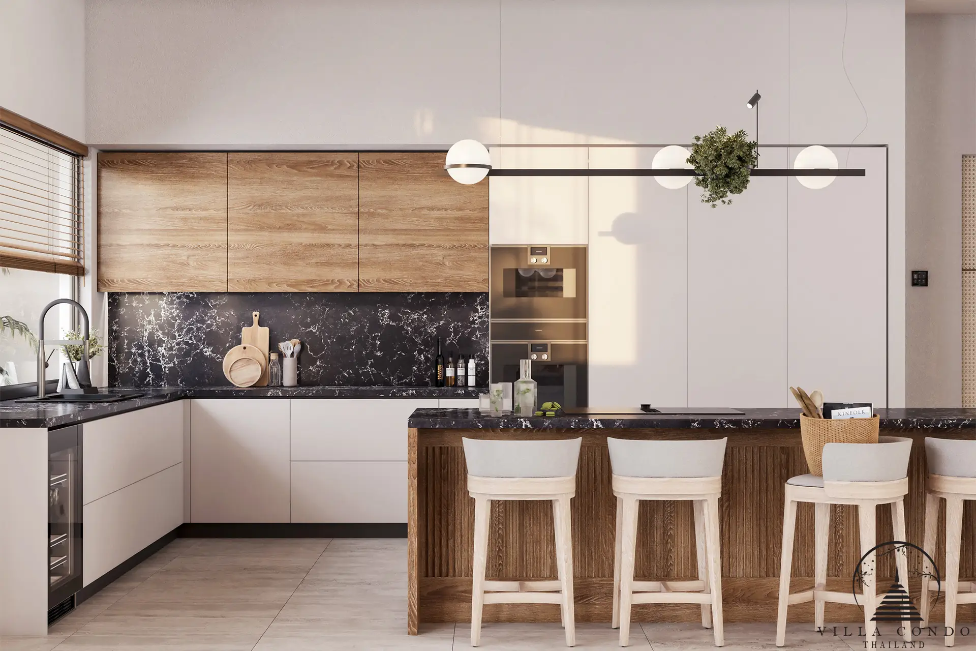 Contemporary Kitchen – Layan Lucky Villas II Modern Kitchen Design at Layan Lucky Villas II