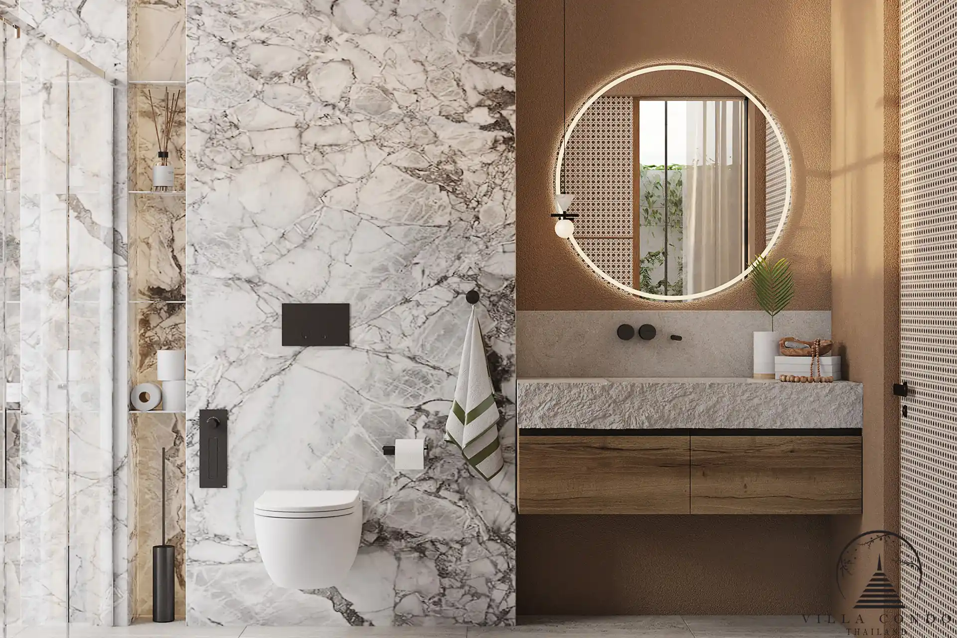 Luxurious Bathroom at Layan Lucky Villas II