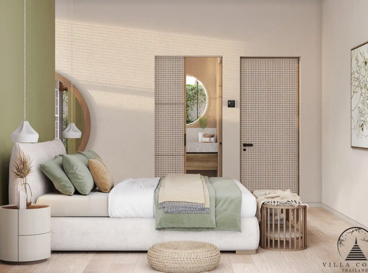 Tranquil Guest Bedroom at Layan Lucky Villas II