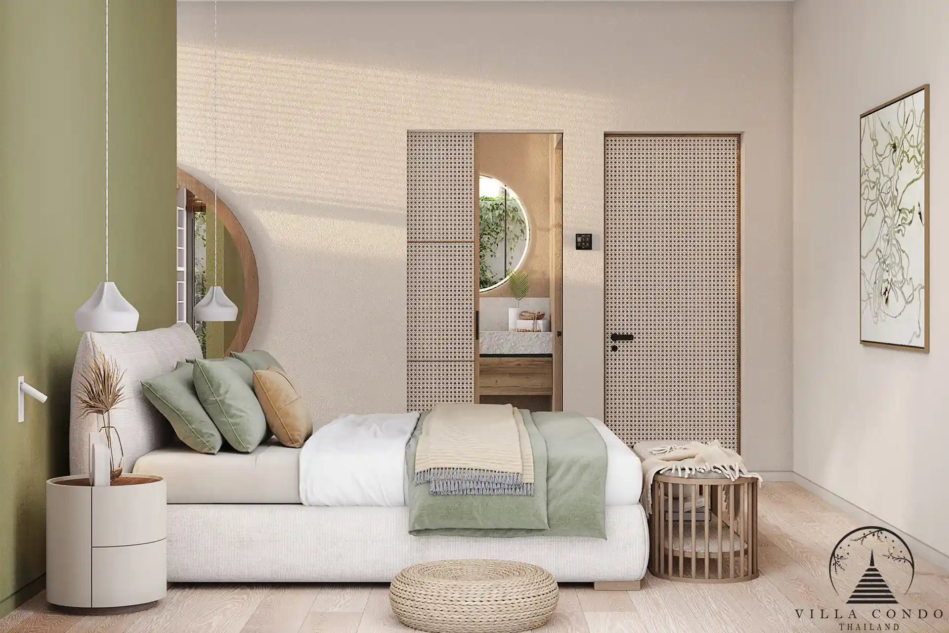 Tranquil Bedroom – Layan Lucky Villas II Tranquil Bedroom at Layan Lucky Villas II