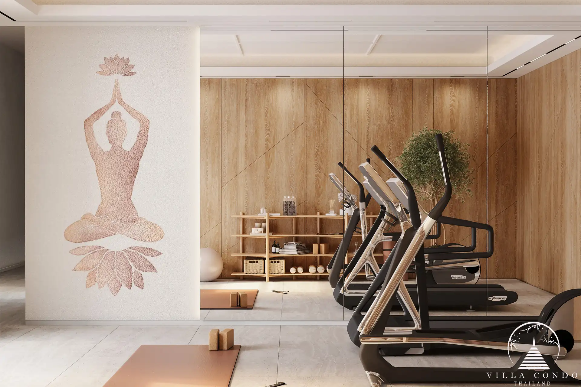 Modern Fitness Area – Layan Lucky Villas II State-of-the-Art Fitness Area at Layan Lucky Villas II