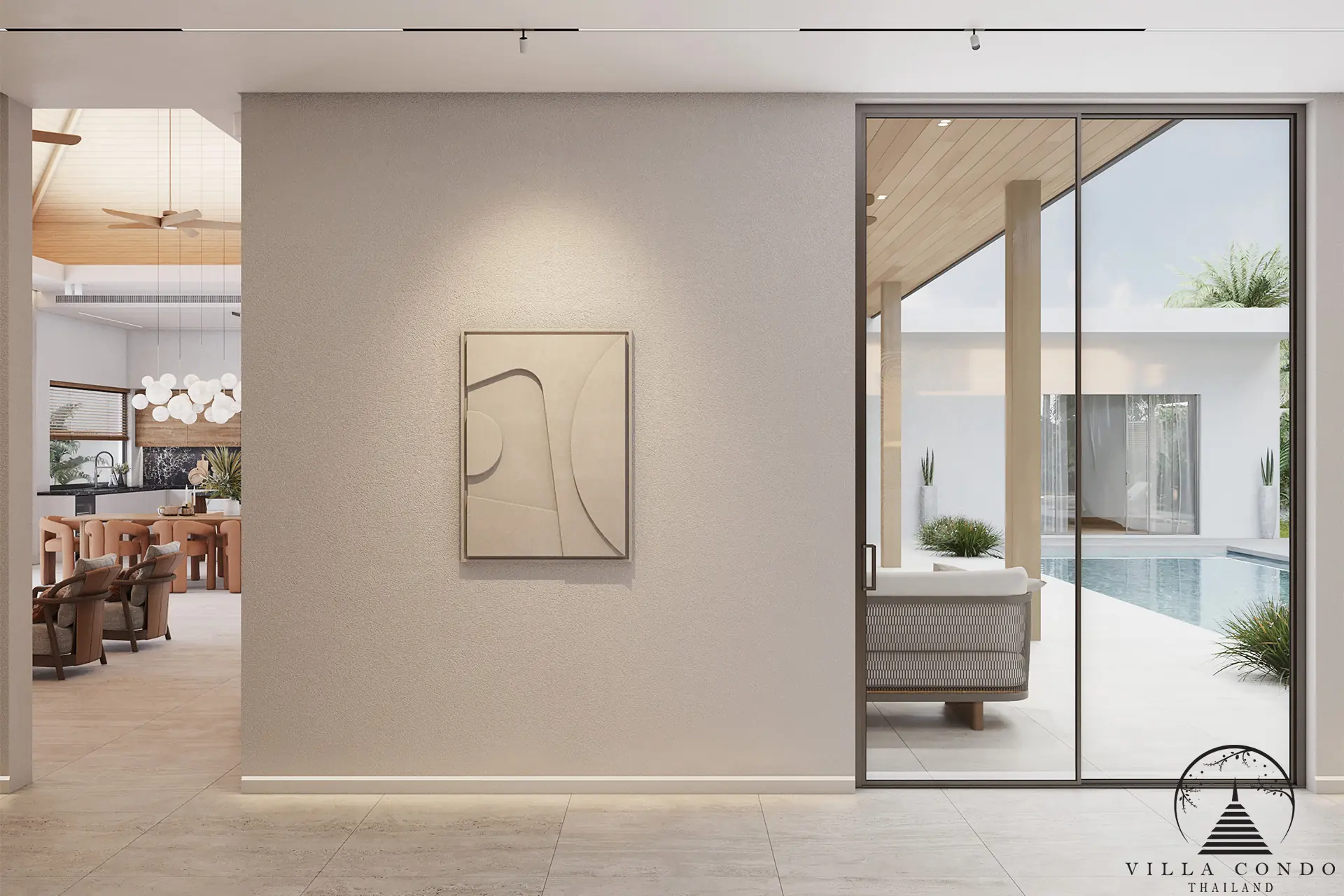 Layan Lucky Villa Phase 2 Hallway (1) Elegant Interior Design at Layan Lucky Villas II