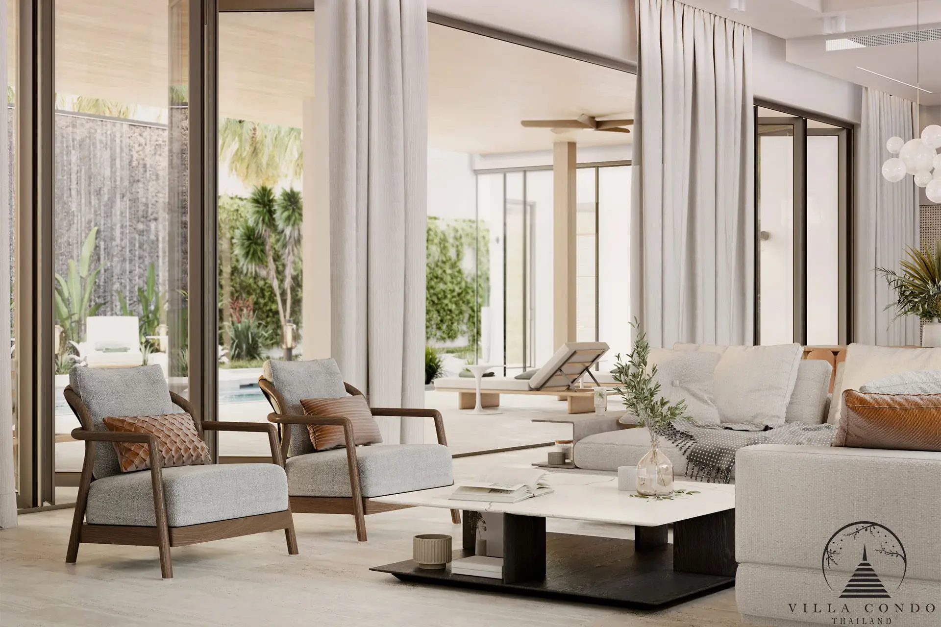 Stylish Living Room at Layan Lucky Villas II