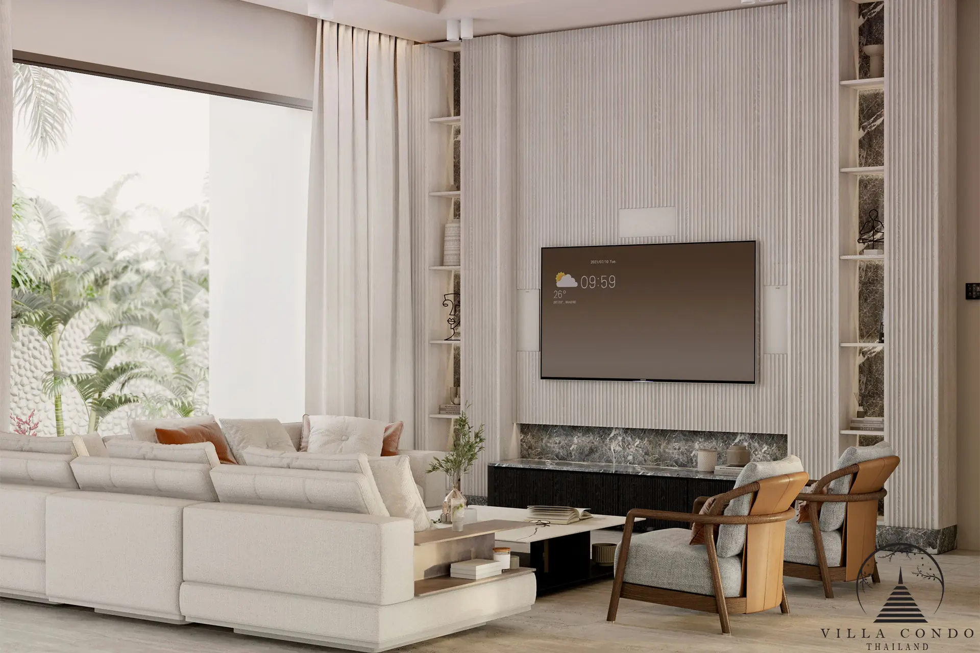Stylish Living Room at Layan Lucky Villas II