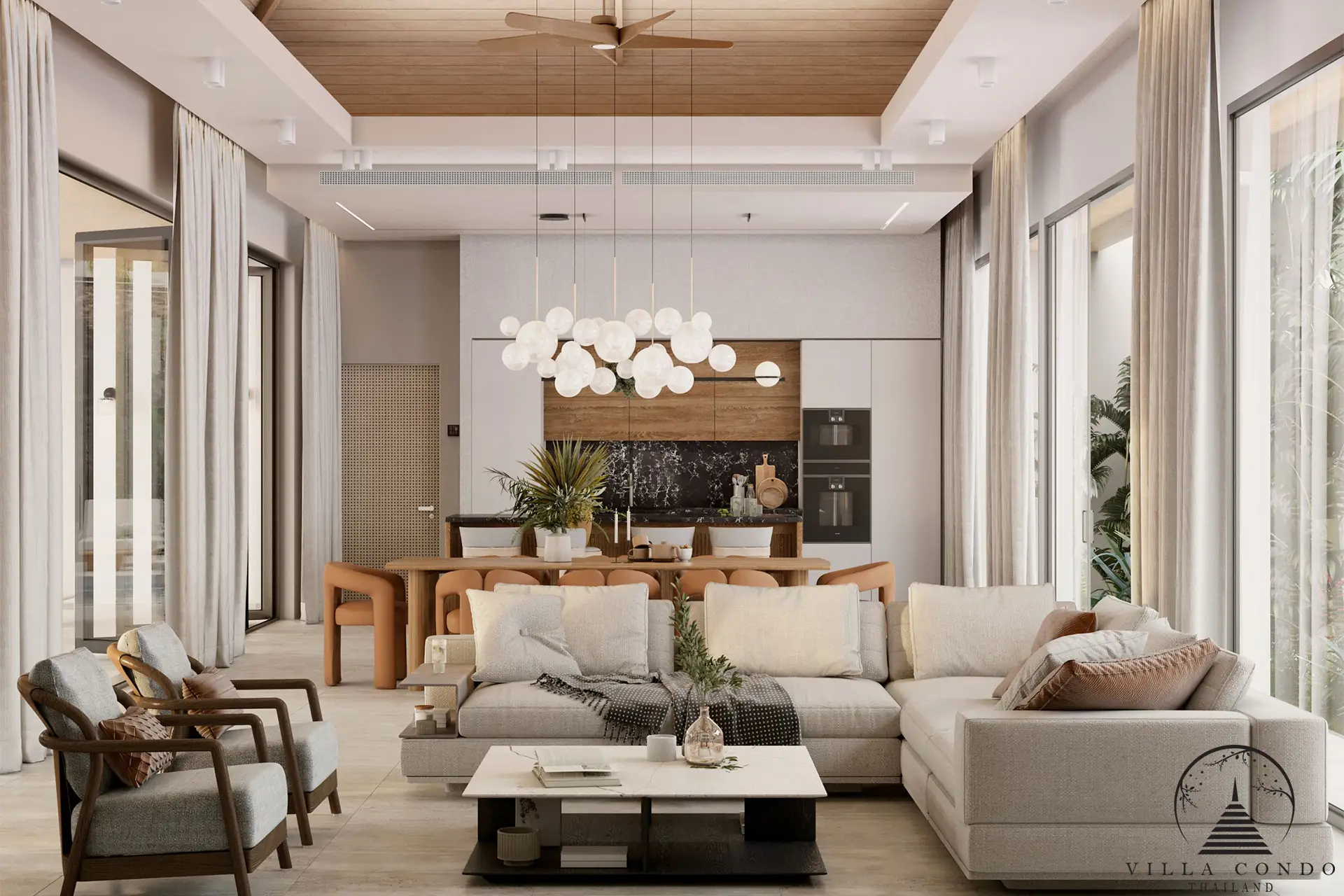 Stylish Living Room at Layan Lucky Villas II