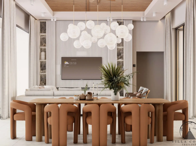 Elegant Dining Area at Layan Lucky Villas II
