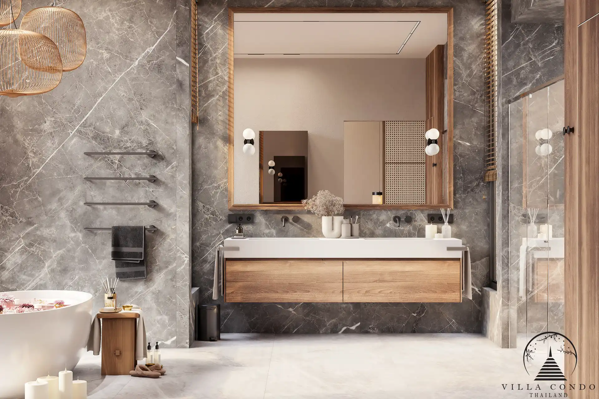 Luxury Master Master Bathroom – Layan Lucky Villas II Luxurious Master Bathroom at Layan Lucky Villas II