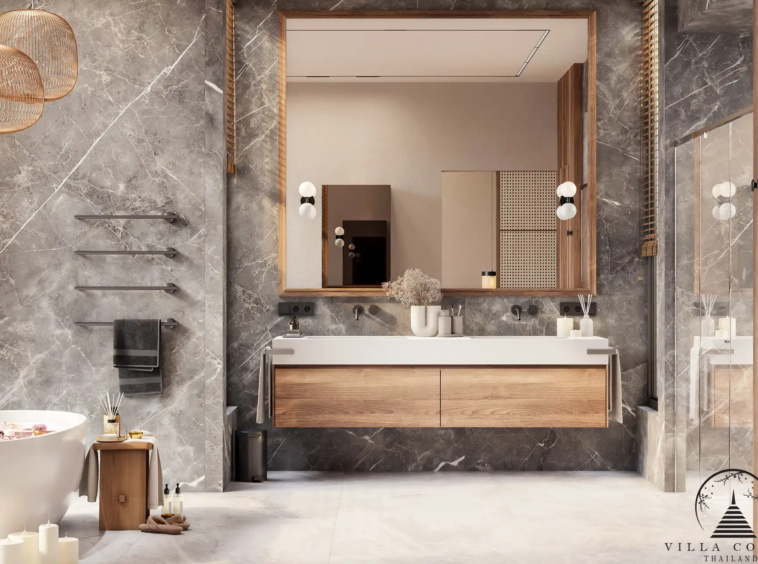 Luxurious Master Bathroom at Layan Lucky Villas II