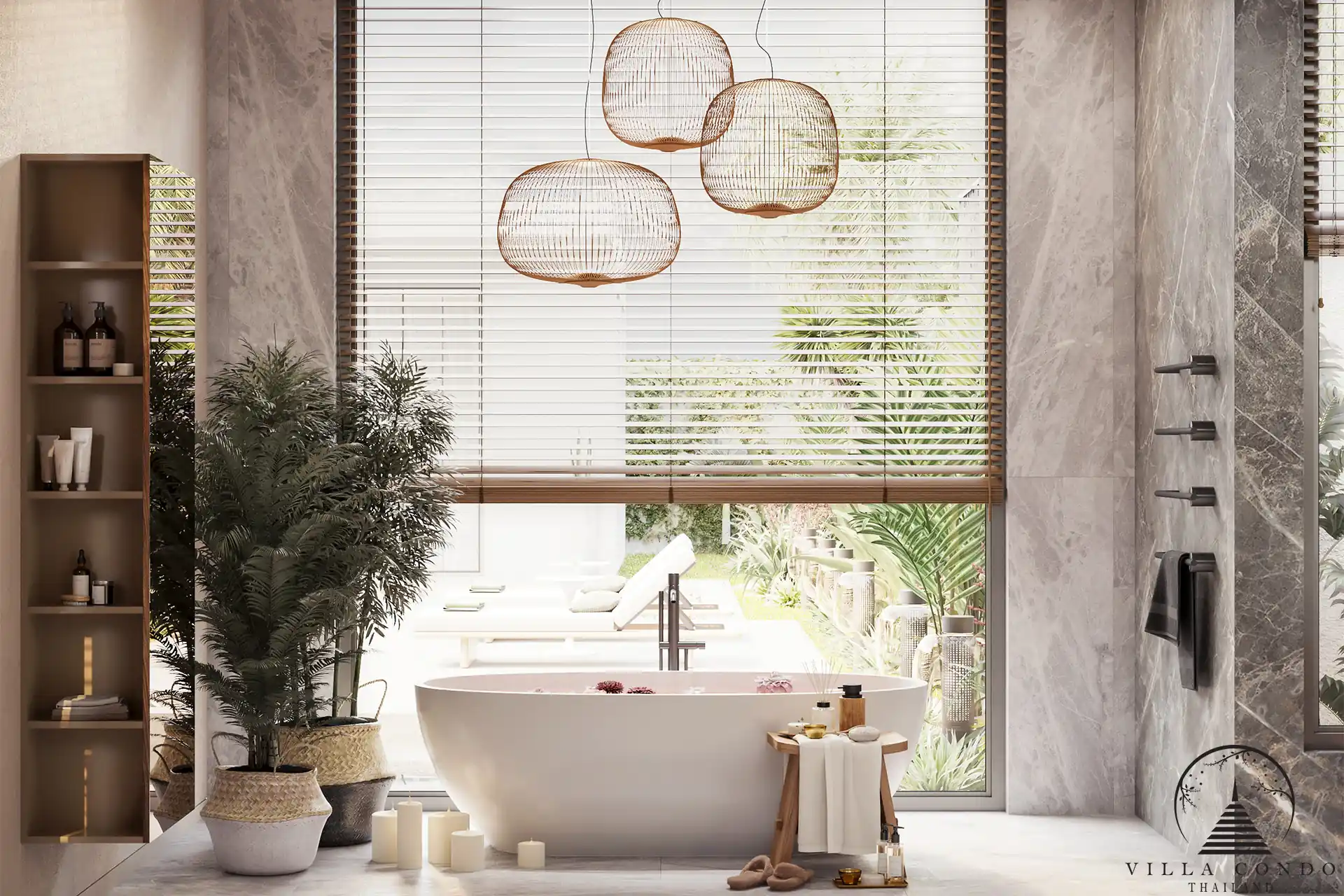 Luxury Master Bathroom – Layan Lucky Villas II Luxurious Master Bathroom at Layan Lucky Villas II