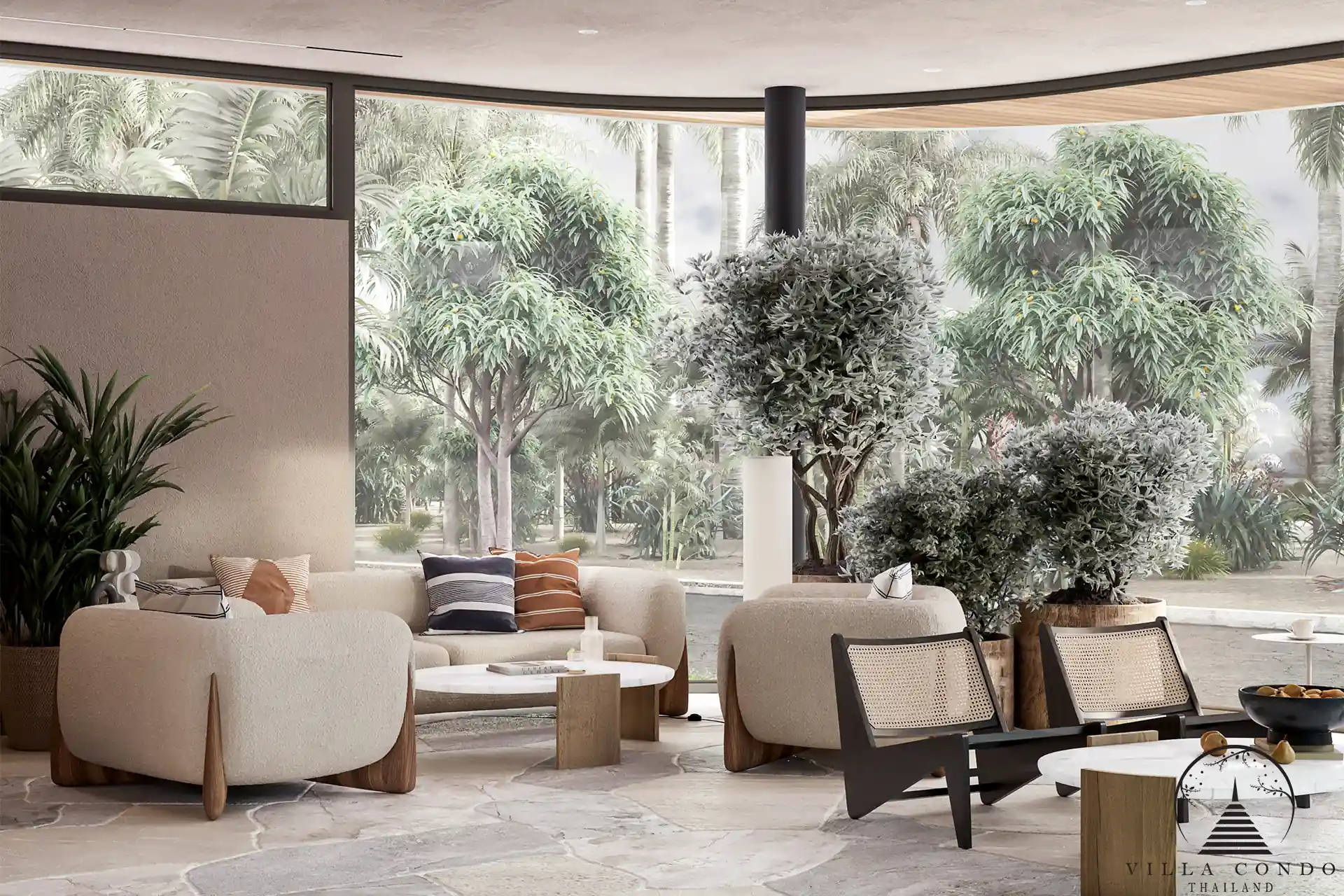 Inviting Common Area at Layan Lucky Villas II